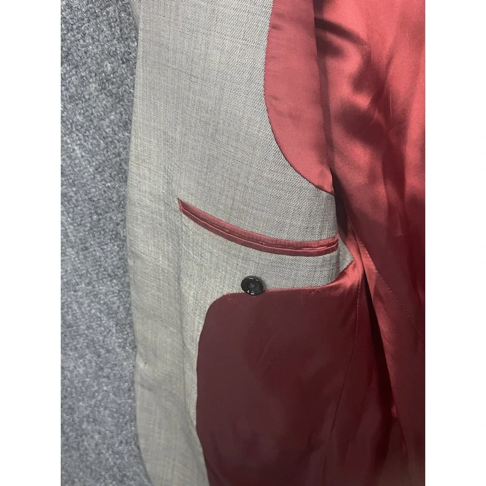 Men's Indochino Gray 100% Wool 2‎ Button Blazer See Pictures For Measurements
